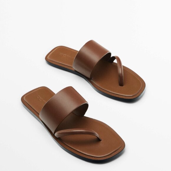 Massimo Dutti Sandals With Wide Strap - Picture 1 of 3
